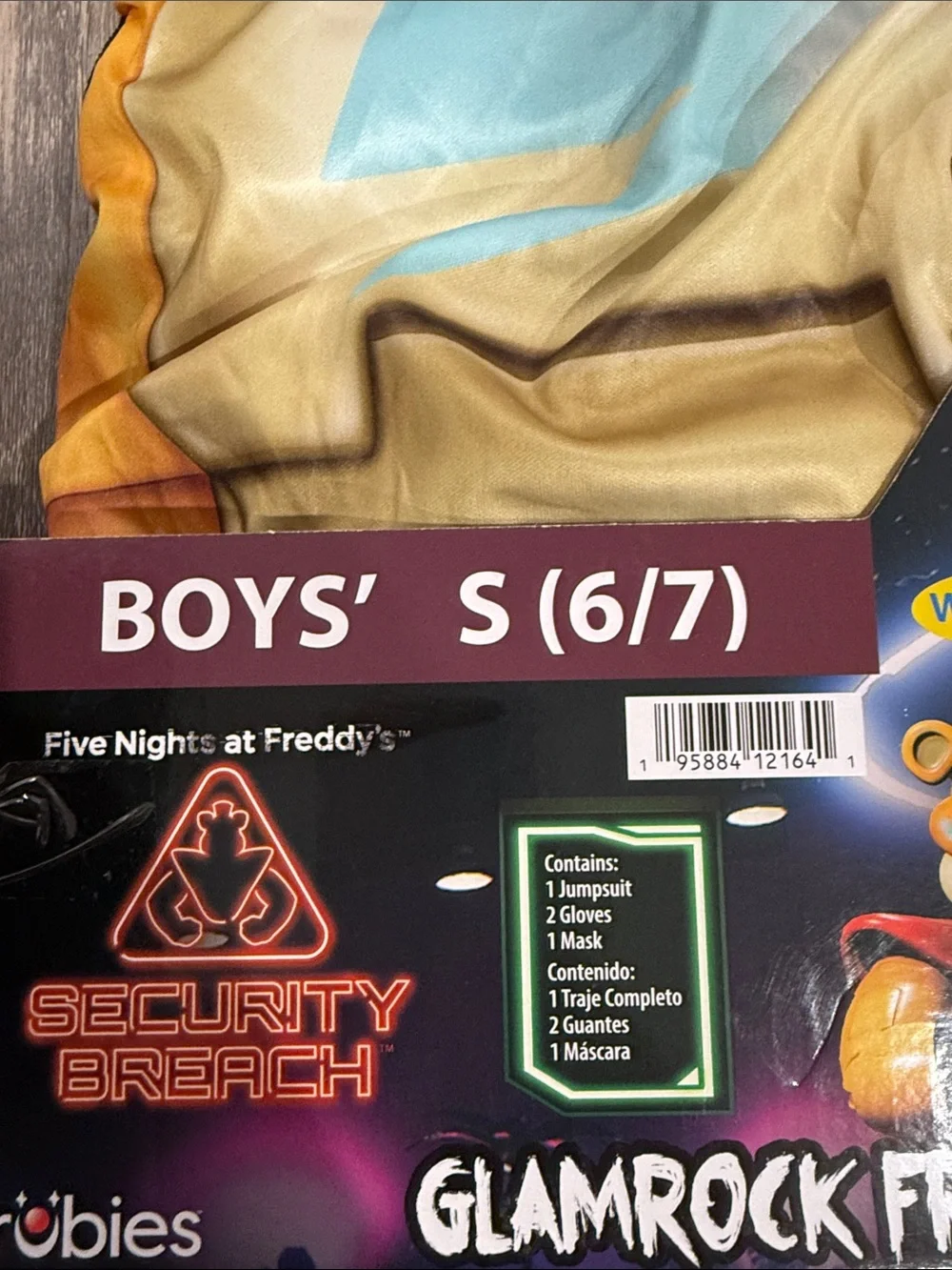 Five Nights at Freddy's Glamrock Freddy boys' Halloween costume